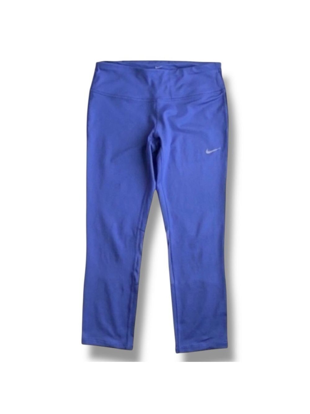 Nike Cropped Leggings Dri‑FIT Purple-Blue Size Small
